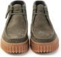 Clarks Nubuck Veterschoenen Hi-Top Sneakers Green Dames - Thumbnail 5