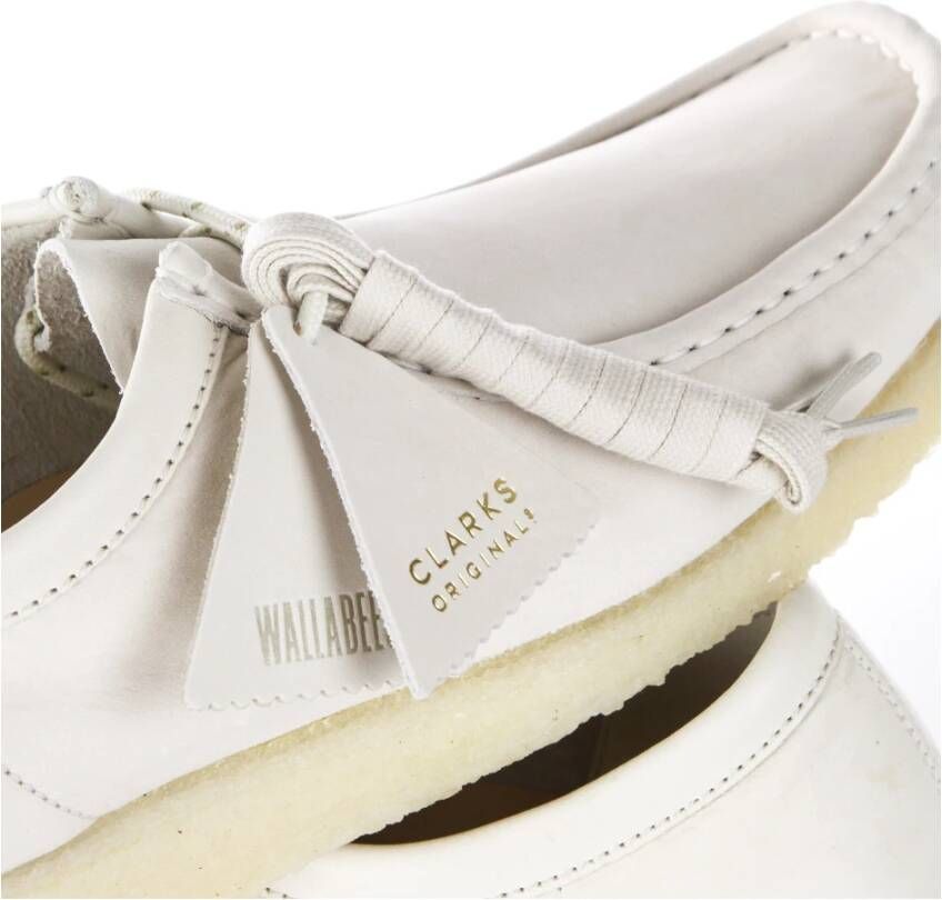 Clarks Off White Nubuck Heren Mocassin Schoen White Heren