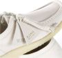 Clarks Off White Nubuck Heren Mocassin Schoen White Heren - Thumbnail 11