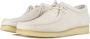 Clarks Off White Nubuck Heren Mocassin Schoen White Heren - Thumbnail 3