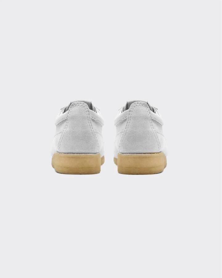 Clarks Suede Wallabee Tor Sneakers White Heren