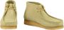 Clarks Originele Leren Schoenen Rubberen Zool Beige Heren - Thumbnail 2