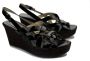 Clarks Patentleren Sleehak Sandalen Black Dames - Thumbnail 2