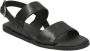 Clarks Stijlvolle Zwarte Leren Sandalen Zwart Dames - Thumbnail 10