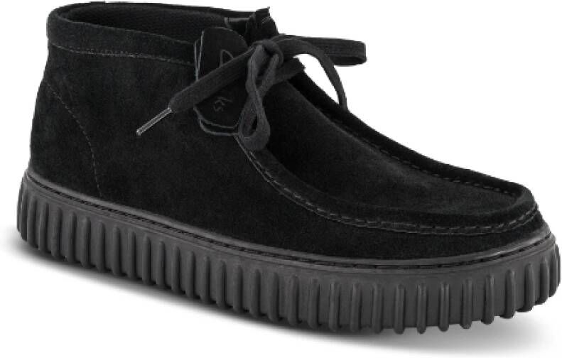 Clarks Premium Suède Herenlaarzen Black Heren