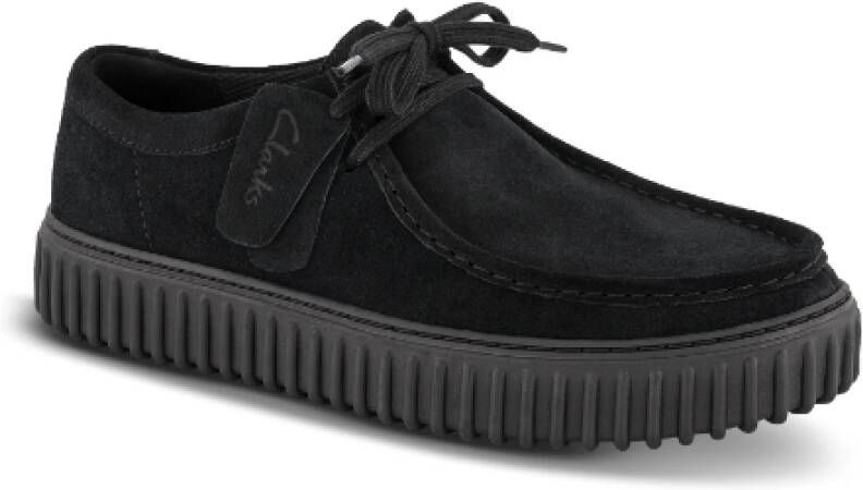 Clarks Premium Suède Herenschoenen Black Heren