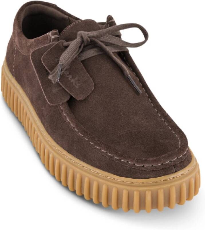 Clarks Premium Suède Herenschoenen Brown Heren