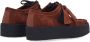 Clarks Rust Suede Lage Sneaker Wallabee Cup Brown Heren - Thumbnail 4