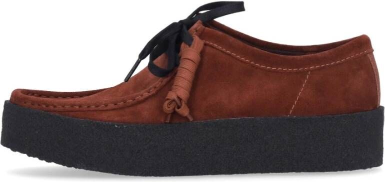 Clarks Rust Suede Wallabee Cup Moccasin Brown Heren