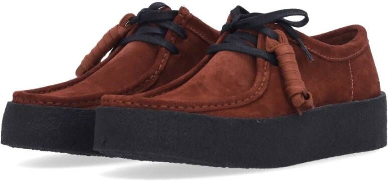 Clarks Rust Suede Wallabee Cup Moccasin Brown Heren