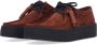 Clarks Rust Suede Wallabee Cup Moccasin Brown Heren - Thumbnail 3