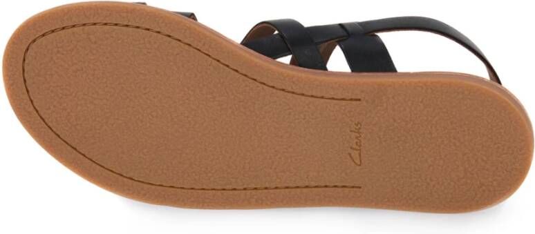 Clarks Karsea Sun Platte Sandalen Bruin Dames