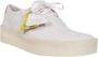 Clarks Off White Suede Heren Lifestyle Schoen White Heren - Thumbnail 2