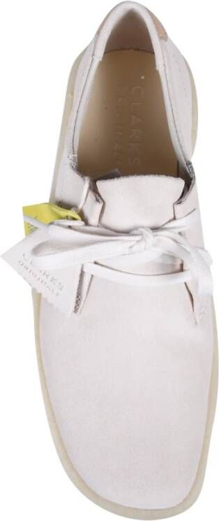 Clarks Ashcott Cup Schoen Off White Wit Heren