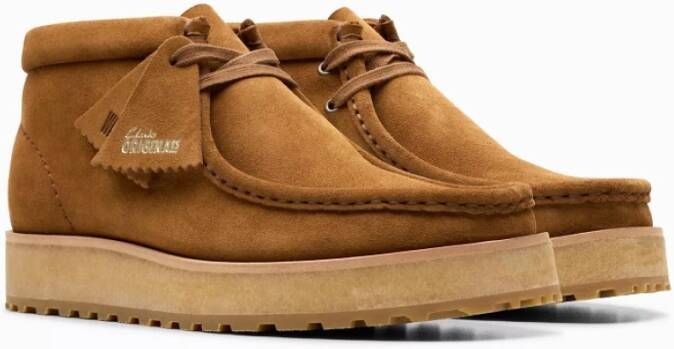 Clarks Scout Wallabee Schoenen Brown Dames