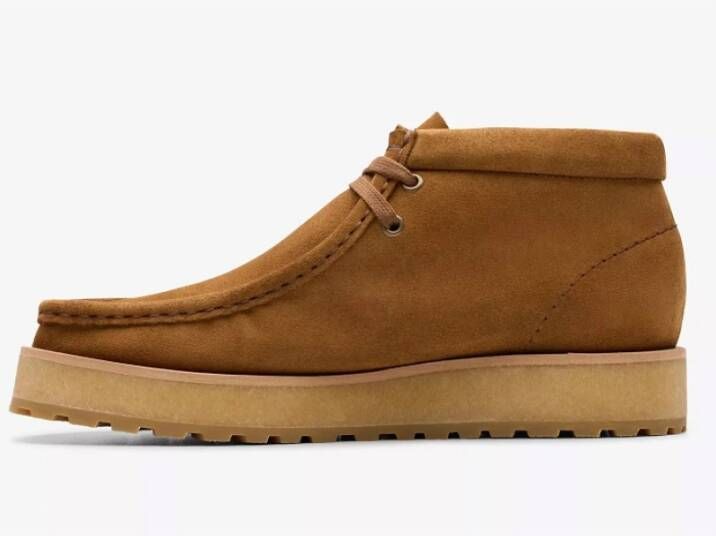 Clarks Scout Wallabee Schoenen Brown Dames