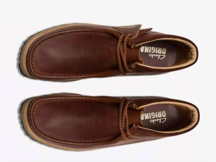 Clarks Scout Wallabee Schoenen Brown Heren