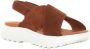 Clarks Camel Suède Dames Sandaal Dashlite Wish Brown Dames - Thumbnail 16