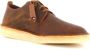 Clarks Coal London Beeswax Bruin Leer Lage veterschoenen - Thumbnail 8