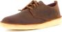 Clarks Coal London Beeswax Bruin Leer Lage veterschoenen - Thumbnail 10