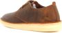 Clarks Coal London Beeswax Bruin Leer Lage veterschoenen - Thumbnail 11