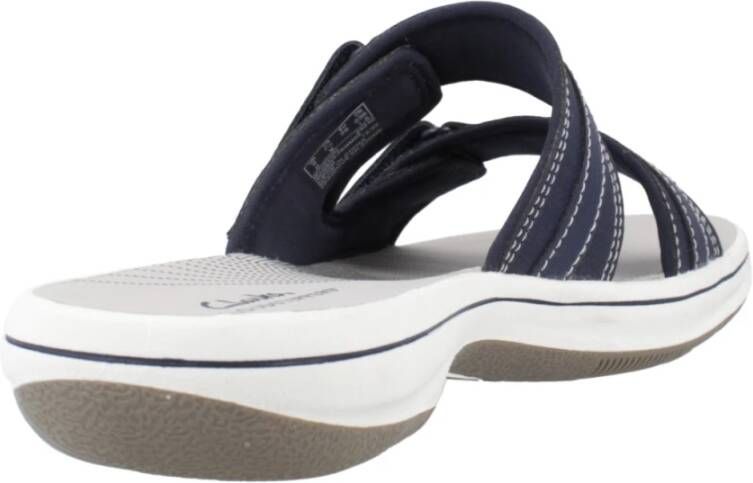 Clarks Sliders Blue Dames