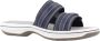 Clarks Sliders Blue Dames - Thumbnail 5