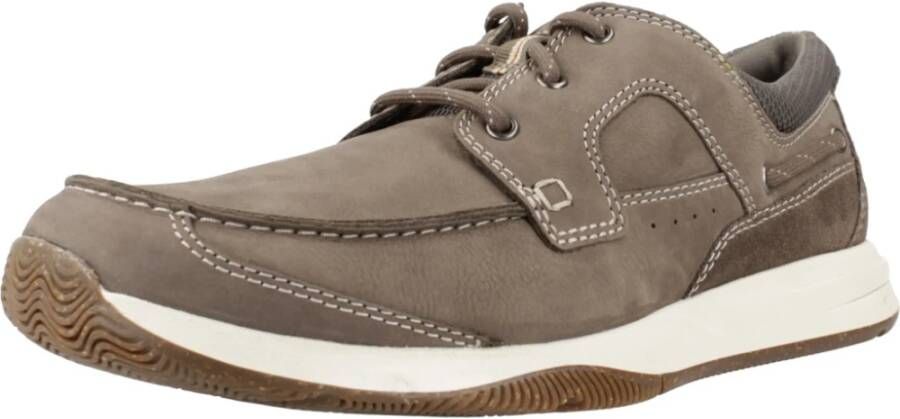 Clarks Sailview Lace Sneakers Brown Heren