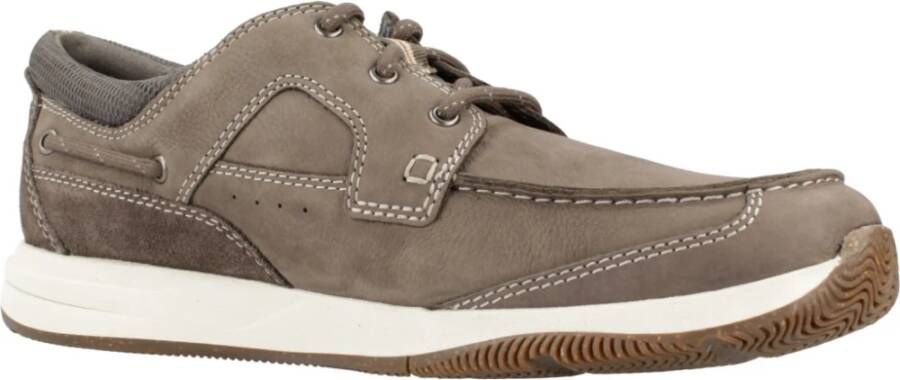 Clarks Sailview Lace Sneakers Brown Heren