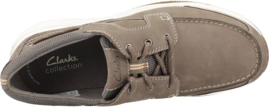 Clarks Sailview Lace Sneakers Brown Heren