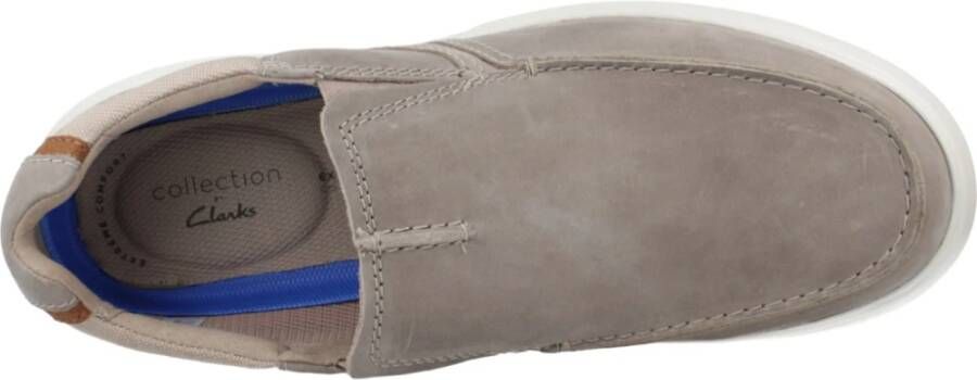 Clarks Stijlvolle Herensneakers Gray Heren