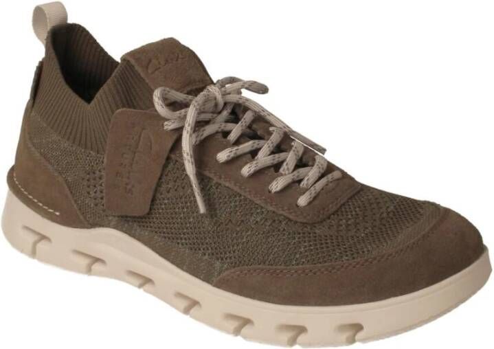 Clarks Nature X Go Sneakers Grijs Heren