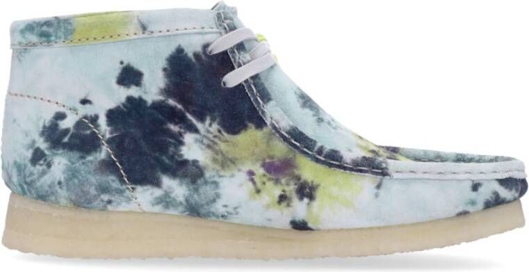 Clarks Wallabee Boot Turquoise Tie Dye Meerkleurig Heren