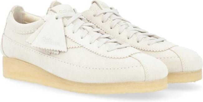 Clarks Sneakers White Heren