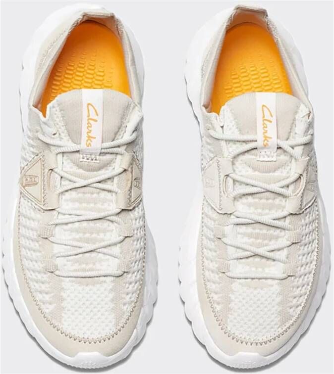 Clarks Sneakers White Heren