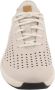 Clarks Rio Tie Sneaker Hoogwaardig Leer Comfortabele Pasvorm Beige Dames - Thumbnail 3