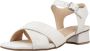 Clarks Stijlvolle High Heel Sandalen White Dames - Thumbnail 2