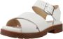 Clarks Stijlvolle Platte Sandalen voor Vrouwen White Dames - Thumbnail 3