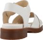 Clarks Stijlvolle Platte Sandalen voor Vrouwen White Dames - Thumbnail 5