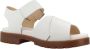 Clarks Stijlvolle Platte Sandalen voor Vrouwen White Dames - Thumbnail 6