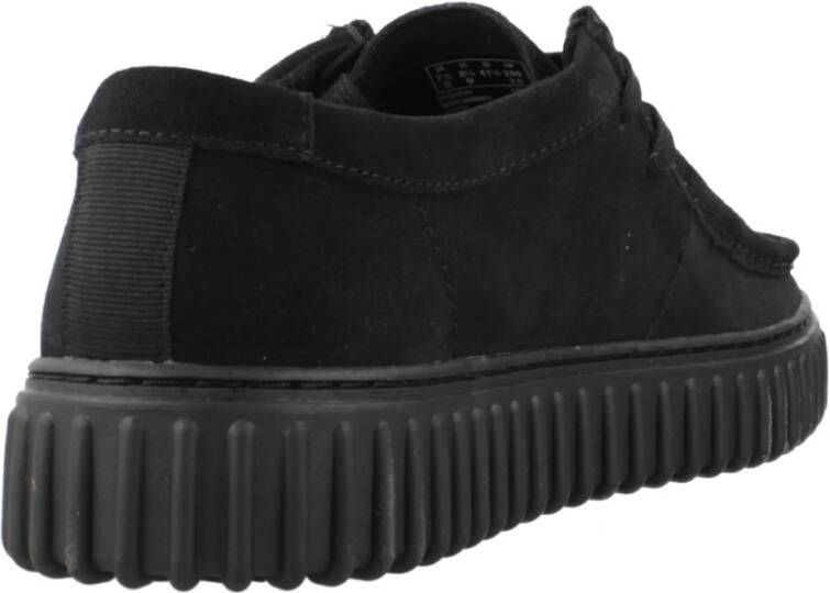 Clarks Stijlvolle Veterschoenen Black Dames