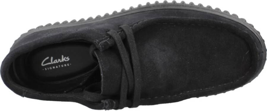 Clarks Stijlvolle Veterschoenen Black Dames