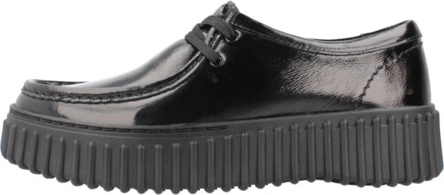 Clarks Stijlvolle Veterschoenen voor Heren Black Dames