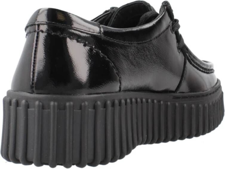 Clarks Stijlvolle Veterschoenen voor Heren Black Dames