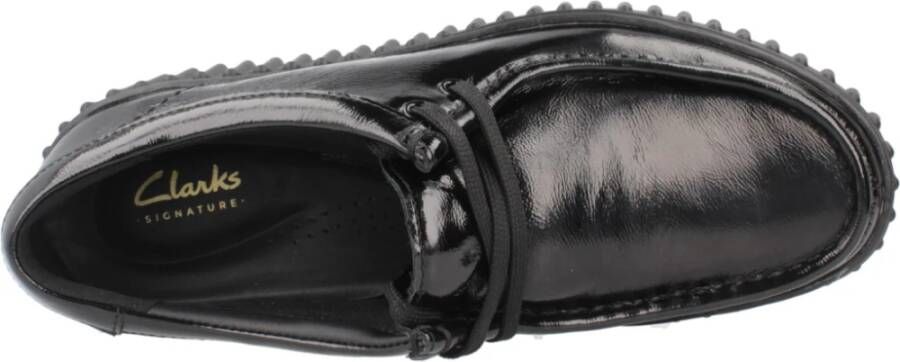 Clarks Stijlvolle Veterschoenen voor Heren Black Dames