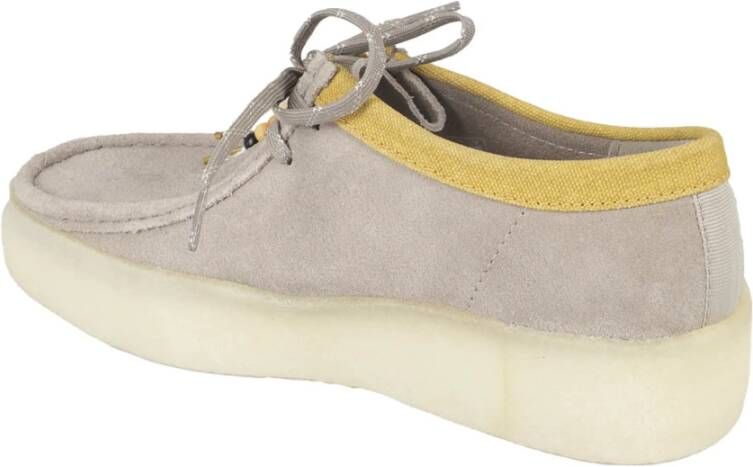 Clarks Stijlvolle Wallabee Schoenen voor Mannen Gray Heren