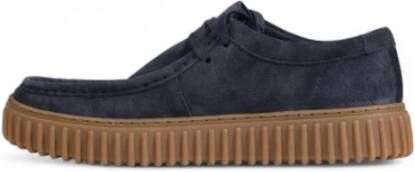 Clarks Suede Herenschoenen Herfst Winter Collectie Blue Heren