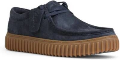 Clarks Suede Herenschoenen Herfst Winter Collectie Blue Heren