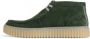 Clarks Suede Herenschoenen Herfst Winter Collectie Green Heren - Thumbnail 2