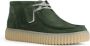 Clarks Suede Herenschoenen Herfst Winter Collectie Green Heren - Thumbnail 3